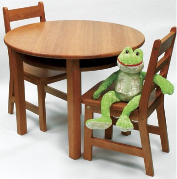 Lipper Child's Round Table & 2 Chairs Set - Pecan - 524P-360x365.jpg