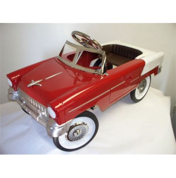 1955 Classic Convertible Pedal Car | Red and White - 55-Classic-Red-Beige-360x365.jpg