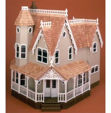 The Pierce Dollhouse Kit by Greenleaf - 8011-Pierce-Painted-Front-360x365.jpg