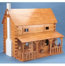 The Creekside Cabin Wooden Dollhouse Kit by Corona Concepts