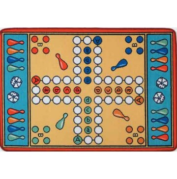 Parcheesi Learning Carpets for Kids Model LC 157 - LC157-Parcheesi-360x365.jpg