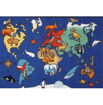 World Animals Learning Carpets for Kids Model LC 159 - LC159-World-Animals-360x365.jpg