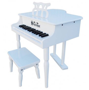 Schoenhut Classic Baby Grand Toy Piano 30 Key White - Schoenhut309GW-360x365.jpg