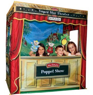 Deluxe Wooden Puppet Theater