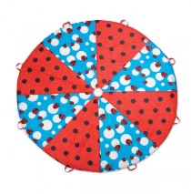 Pacific Play Tents 8 ft. Ladybug Playchute Parachute with Handles
