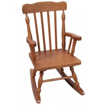 Child's Colonial Spindle Rocking Chair Honey